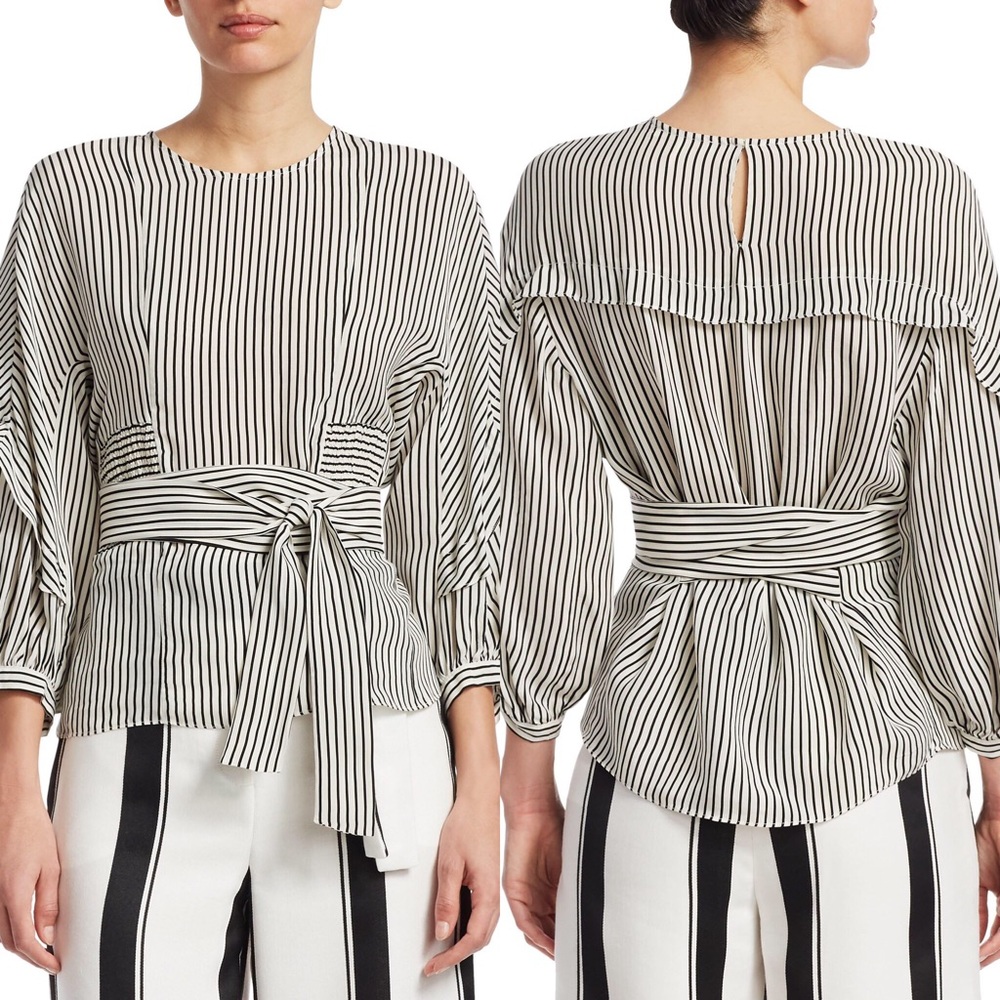 Maje Loxy Striped Top